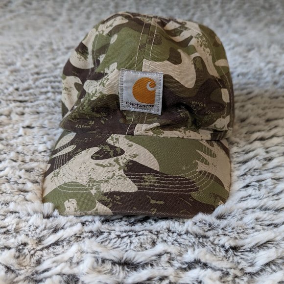 Carhartt Canvas Camo Hat - Child - Picture 1 of 6